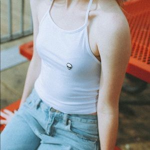 Brandy Melville Halter Top- Alien Patch